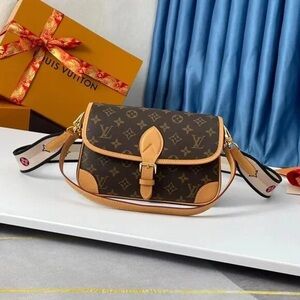 Louis Vuitton Brown Monogram Crossbody Bag